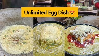 Unlimited Egg Dish For 3 Person in Surat City |  Surat Food Zone | Egg Recipes | Street Food 😋