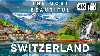 Most BEAUTIFUL SWITZERLAND Video You'll Ever See in 4K | Scenic Relaxation Video With Calming Music