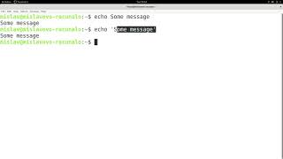 Linux Tutorial Series - 41 - The echo command