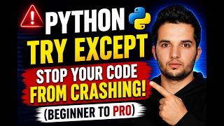 Never Let Your Python Code Crash Again! (Try Except Guide) #18