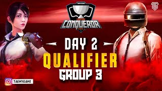 Christmas Conqueror Season 2 | Day 2 Group 3 | TAGMYGAME ! #bgmitournament #bgmilive