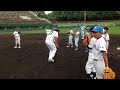 野球教室 内野ノック ７