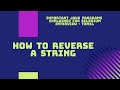 Important Java Interview Programs | 01 | How to reverse a String | Test Automation | Tamil