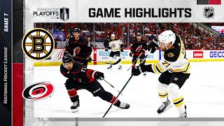 First Round, Gm 7: Bruins @ Hurricanes 5/14 | NHL Playoffs 2022