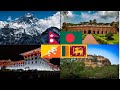 All Nepal 🇳🇵, Bangladesh 🇧🇩, Bhutan 🇧🇹 & Sri Lanka 🇱🇰 logos compilation (with India at the end)