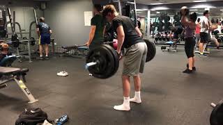 110kg/240lbs x5 woolam rows 16y/o