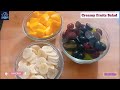 creamy fruit salad quick iftar recipe 🌙✨ ramada special fruit cream dessert 🥗 how to fruit salad.