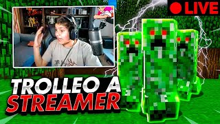 TROLLEO con DONACIONES 💸 a un STREAMER | TROLLEOS en MINECRAFT #296