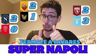 TAVARES INFERMABILE 😱 ROMA GRANDE RIMONTA👊 NAPOLI SEMPRE PIU SQUADRA