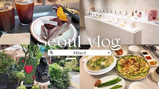 【韓国vlog】ソウル旅行🇰🇷EP2｜母娘の5泊6日｜ソンス・ソウルの森🛍️サンリオPOPUP🎀絶品タットリタン🍲