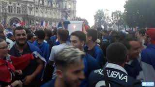 France - Belgique / Au coeur de la demi finale à Paris / Coupe du monde 2018