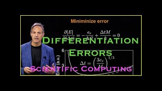 Scientific Computing: Numerical Differentiation Error Analysis
