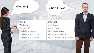 Dutch for beginners. Lesson 1: Hoe heet jij? What's your name?