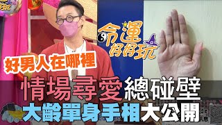 【精華版】情場尋愛總碰壁！大齡單身手相大公開