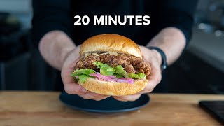 The 20 Minute Fried Chicken Sandwich