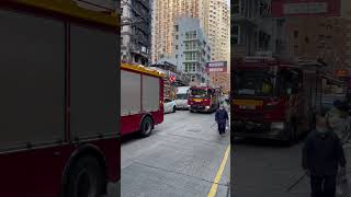 Hong Kong 消防車🚒 旺角