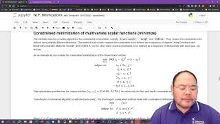 IMSE780 Solving Nonlinear Optimization problems with Scipy Part 3/4