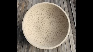 Large bowl from Wooden Form