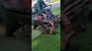 Lawn Mowing with a Chute Block Makes Too Much Sense