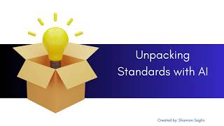 Unpacking Standards with AI