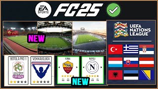 EA FC 25 NEWS | ALL NEW CONFIRMED Licenses - Leagues, Stadiums & Teams ✅