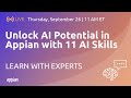 Unlock AI Potential in Appian with 11 AI Skills | Learn with Experts