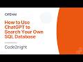How to Use ChatGPT with Your Internal SQL Database | Natural Language SQL Query Tutorial