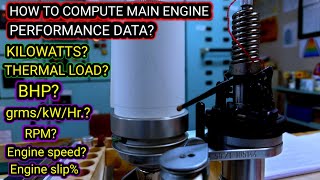 Paano magcompute ng Main engine Performance data,Mitsui Man B&W 60MC-C, Main Engine ,Seamans Vlog