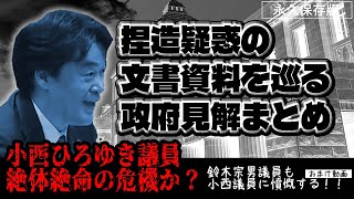 ｜高市早苗｜2023年3月3日参議院予算委員会　立憲民主党小西ひろゆき議員の公文書資料の捏造疑惑で炎上中！！