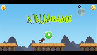 Ninja Endless Runner Game in JavaScript