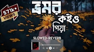 Vromor Koiyo Gia -ভ্রমর কইও গিয়া (Slowed \u0026 Reverb) Bangla Lofi Songs | Abir Hossain