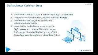 Manually Cache files on the BigFix Server