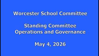 Standing Committee on Operations and Governance - 05-04-26