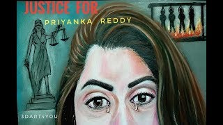 Unique Tribute To Priyanka Reddy | Justice For Priyanka Reddy | RIP Priyanka Reddy - Drawing