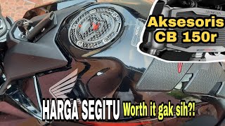 Unboxing aksesoris new honda cb 150 r. Dapat apa aja..?