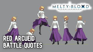 MBTL ボイス集：暴走アルクェイド 戦闘セリフ集 【メルブラ タイプルミナ · MELTY BLOOD TYPE LUMINA】