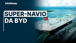 VEJA navio gigante da BYD que trouxe 5,5 mil carros de uma só vez para o Brasil