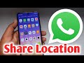 How to share location on whatsapp from Google Maps | Hindi #ramjitech