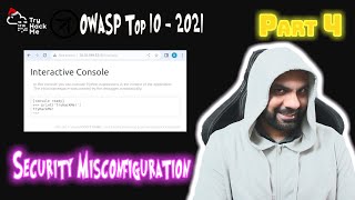 OWASP Top 10 2021 : Web Fundamentals : TryHackMe : Security Misconfiguration: Part 4