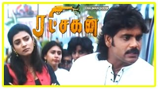 Ratchagan Tamil Movie Scenes | Sushmita Sen tricks Nagarjuna | Nagarjuna chases Sushmita Sen