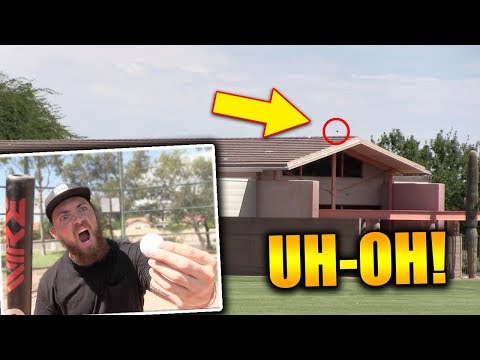 HITTING GOLF BALLS WITH A BASEBALL BAT! *I HIT THE SCHOOL* IRL BASEBALL CHALLENGE HITTING GOLF BALLS WITH A BASEBALL BAT! *I HIT THE SCHOOL* IRL BASEBALL CHALLENGE