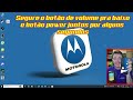 motorola travado na tela inicial solução 100% método pelo pc