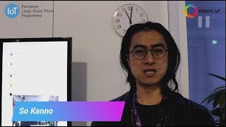 So Kanno. CREATE-IoT. Interview during ICT 2018 Vienna.