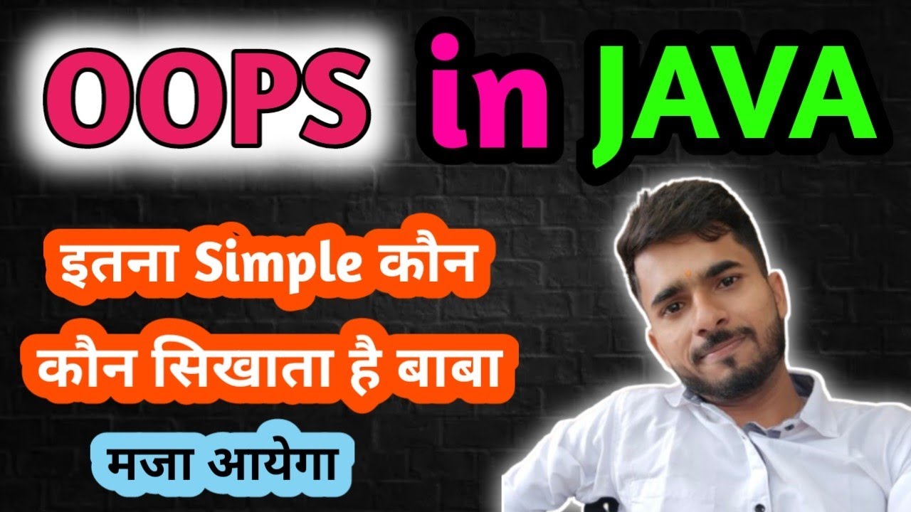 Oops In Java Class Object Java Interview Question Industrial