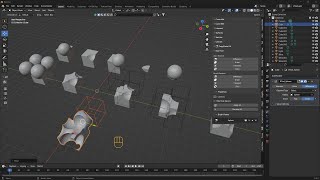 Videoguide - Union, Subtraction, Intersection, Slice, Boolean Operations with Bool Tool in Blender