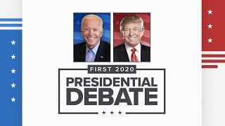 First Presidential Debate with President Donald Trump and Joe Biden