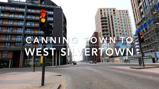 Canning Town to West Silvertown -  Royal Docks - Newham - East London - North Woolwich Road