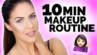 10 MINUTE AFFORDABLE DRUGSTORE MAKEUP ROUTINE!!