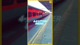 ரயில் 1 கி மீ துரம் போக எவ்ளோ டீசல் தேவை தெரியுமா /How is litters diesel 1 Km running Train 😇#shorts