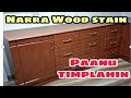 Narra Wood stain techniques